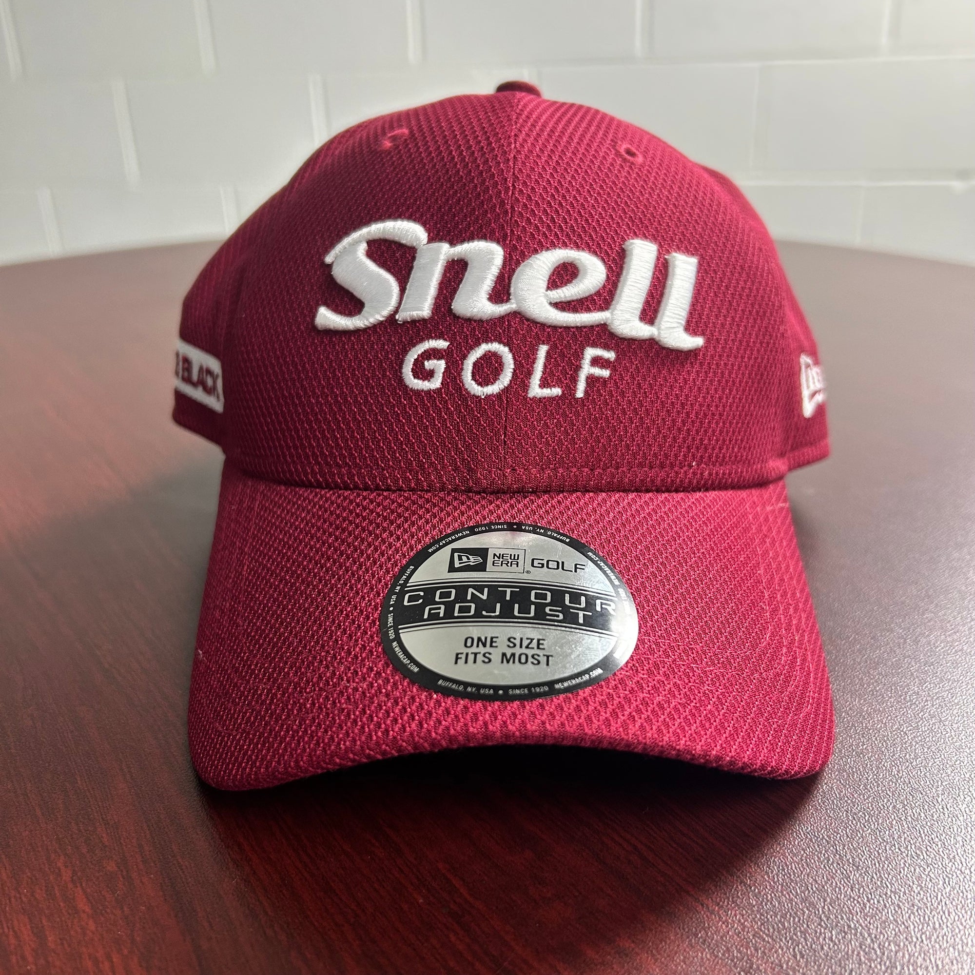 Maroon Golf Hat w/ old school logo Hats Snell Golf