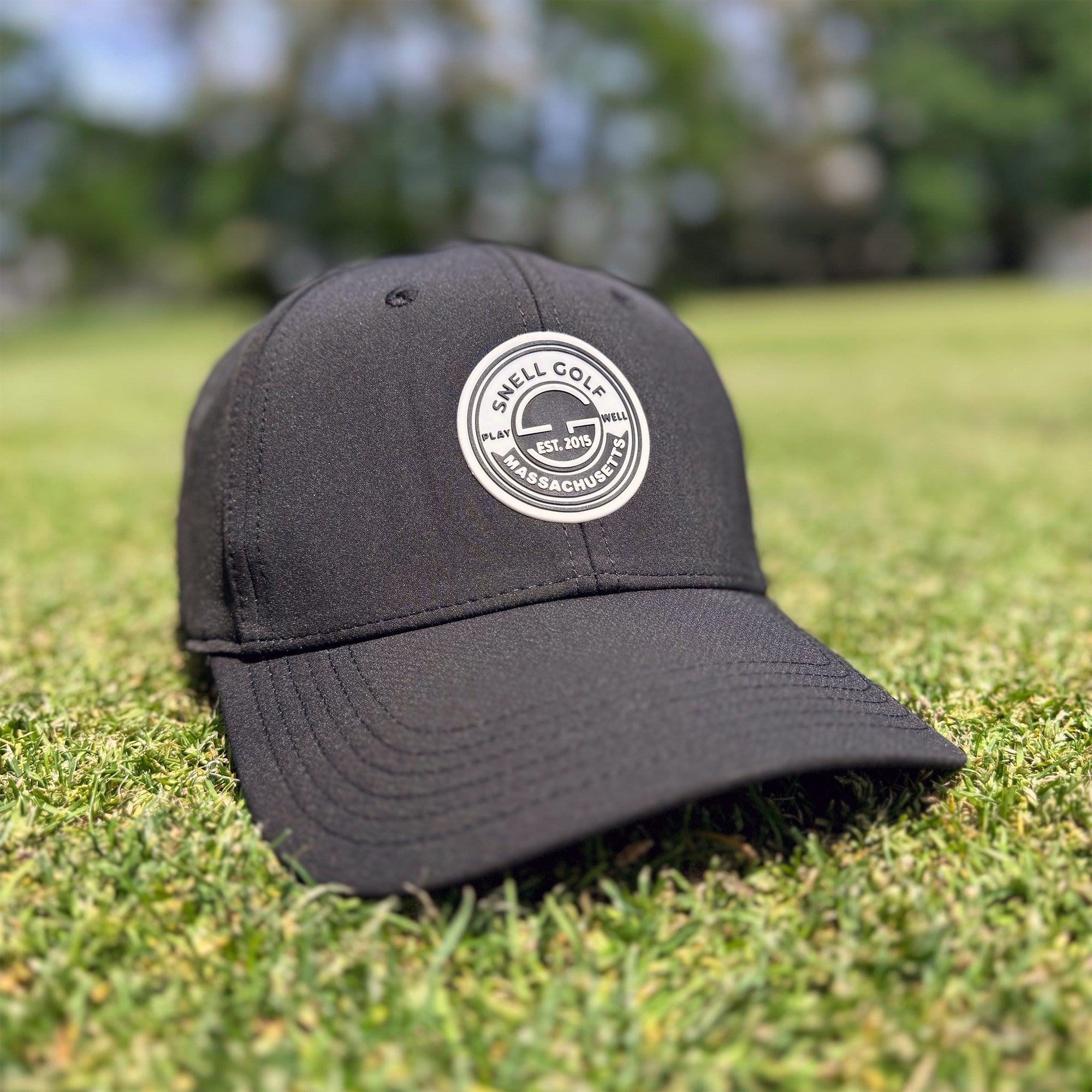 SG Patch Golf Hat Hats Snell Golf Black  