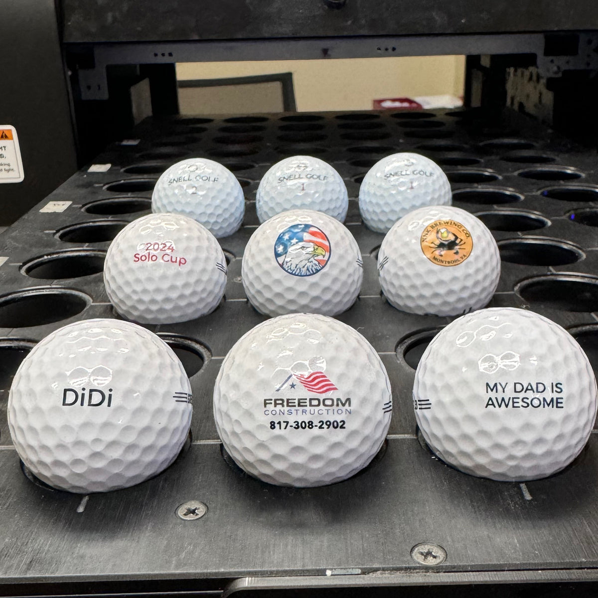 Custom Print Golf Balls Golf Ball Snell Golf   